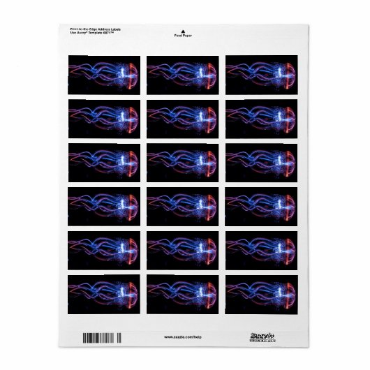 クールクラゲ発光現象 ラベル (フルシート)