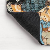 クールクラシック伝統的木版画 マウスパッド (コーナー)