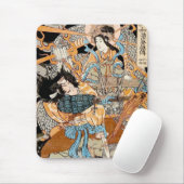 クールクラシック伝統的木版画 マウスパッド (マウス)