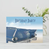 クールクラシック車60thバースデーパーティーへの招待 招待状 (スタンド正面)