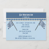 クールクラシック車60thバースデーパーティーへの招待 招待状 (裏面)