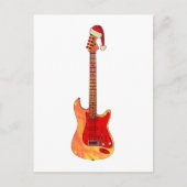 クールクリスマスファイアギター シーズンポストカード (正面)