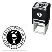 クールクリスマス表現トナカイ セルフインキングスタンプ (インサイチュ)