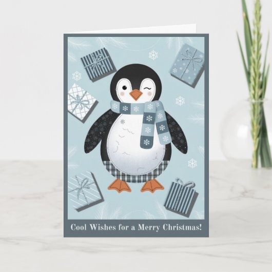 クールクリスマス シーズンカード (正面)