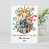 クールクルーレインボースノーフレークスフォト シーズンカード (スタンド正面)