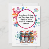 クールクルーレインボースノーフレークスフォト シーズンカード (裏面)