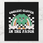 クールクローバーザパッチセントパトリックの日 ワインラベル (シングルラベル)