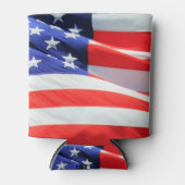 クールクーラーボックス、米国国旗 缶クーラー (正面)