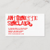 クールグランジアンティーク 名刺 (裏面)