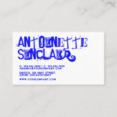 クールグランジアンティーク 名刺 (裏面)