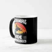 クールグランパスライドスノーモービルガルンパ モーフィングマグカップ (正面左)