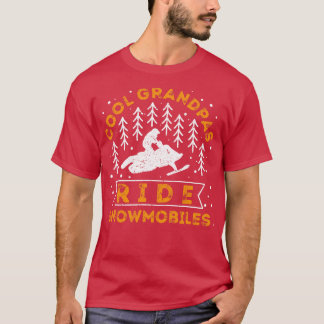 クールグランパス乗りスノーモービル2 Tシャツ
