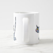 クールグレー・キャラクター猫 ジャンボコーヒーマグカップ (裏面)