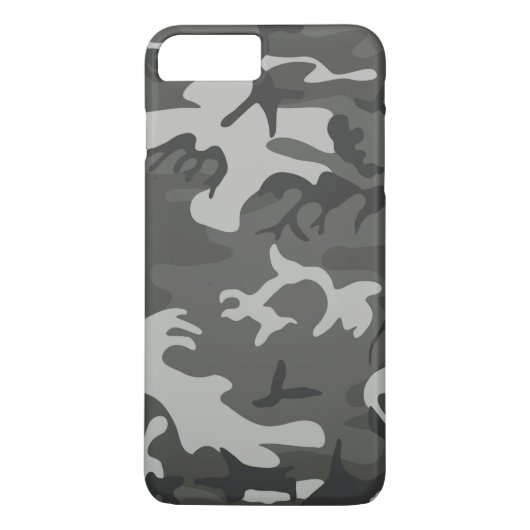 クールグレー ホワイト アーバン カモフラージュ パターン Case-Mate iPhoneケース (裏面)