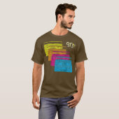 クールゲットブラスター90sパーティーDJディスコ音楽 Tシャツ (正面フル)