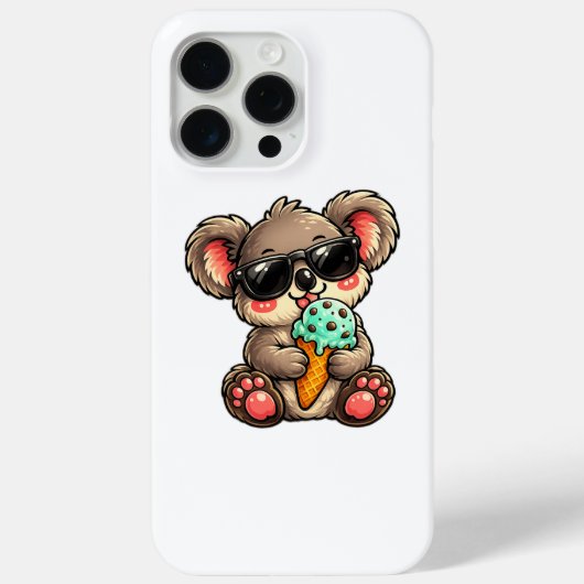 クールコアラアイスクリーム Case-Mate iPhoneケース (裏面)