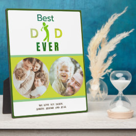 クールゴルファーモダンの最高のパパは常に父親の日の写真 フォトプラーク