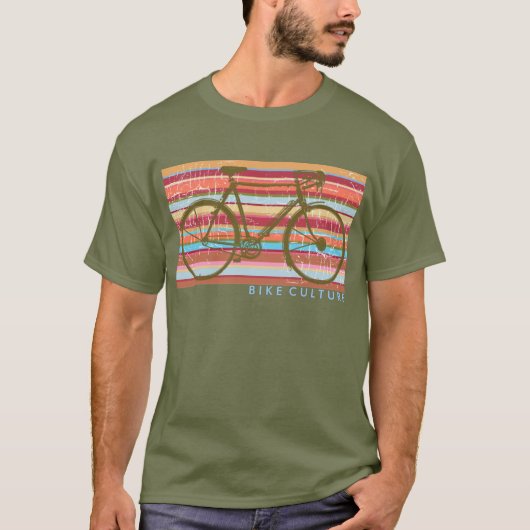クールサイクリングアイディア Tシャツ (正面)