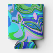 クールサイケデリックデザイン 缶クーラー (正面)