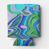 クールサイケデリックデザイン 缶クーラー (裏面)