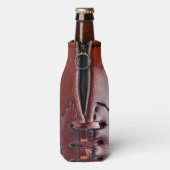 クールサッカーボトルクールパーソナライズされた ボトルクーラー (ボトル裏面)