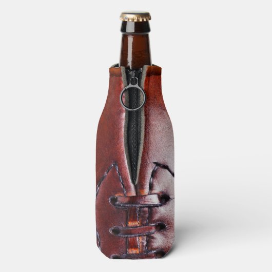 クールサッカーボトルクールパーソナライズされた ボトルクーラー (ボトル裏面)