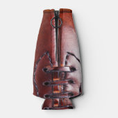 クールサッカーボトルクールパーソナライズされた ボトルクーラー (裏面)