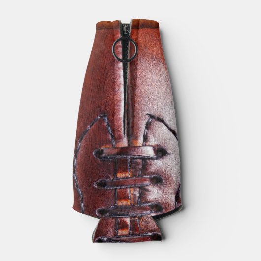 クールサッカーボトルクールパーソナライズされた ボトルクーラー (裏面)