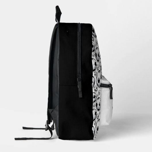 クールサッカーユニセックスの子供たち プリントバックパック (左)