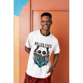 クールサムライパンダTシャツ | 強烈なパンダ戦士 Tシャツ
