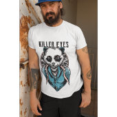 クールサムライパンダTシャツ | 強烈なパンダ戦士 Tシャツ