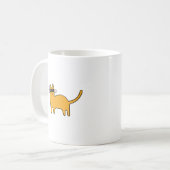 クールサングラス猫 コーヒーマグカップ (正面左)