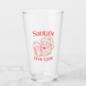 クールサンタのビール仲間 クリスマスビール タンブラーグラス (正面)