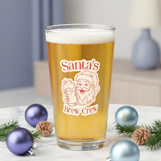 クールサンタのビール仲間 クリスマスビール タンブラーグラス