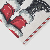 クールサンタインブラックブーツクリスマスホリデー 薄葉紙 (詳細)