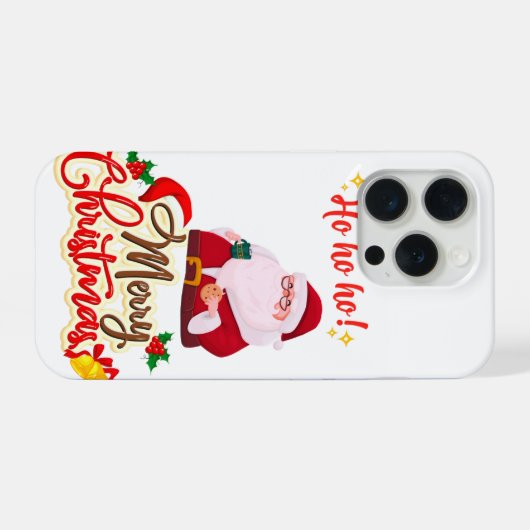 クールサンタ iPhoneケース (裏面横)