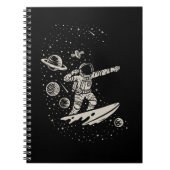 クールサーフィン宇宙飛行士宇宙惑星コスモナウ ノートブック (正面)