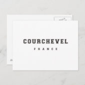 クールシェベルフランス ポストカード (正面/裏面)