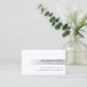 クールシルバーモダンプロフェッショナル上部 名刺 (スタンド正面)