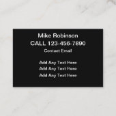 クールシンプルタクシー 名刺 (裏面)