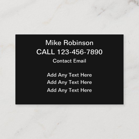 クールシンプルタクシー 名刺 (裏面)