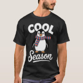 クールシーズンペンギンクリスマスTシャツ Tシャツ (正面)