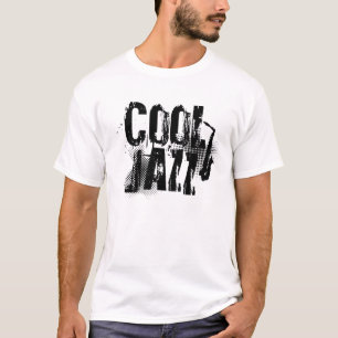 クールジャズミュージックロゴ Tシャツ