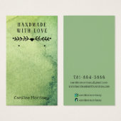 クールジュエリーイヤリング表示水カラーカード (正面&裏面)