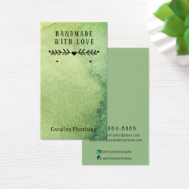 クールジュエリーイヤリング表示水カラーカード