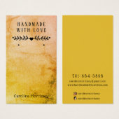 クールジュエリーイヤリング表示水カラーカード (正面&裏面)