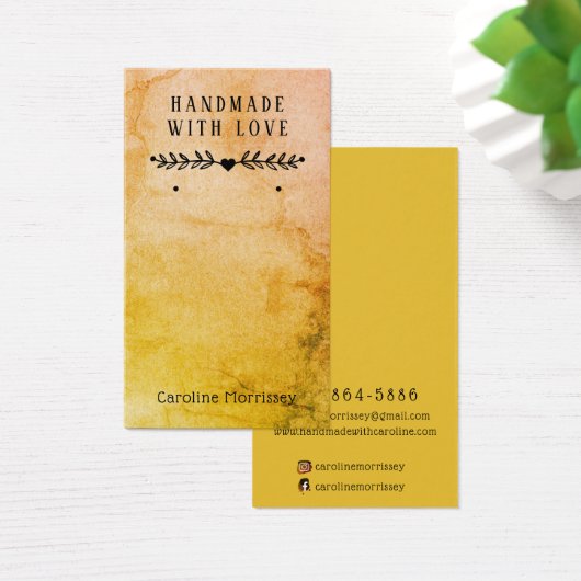 クールジュエリーイヤリング表示水カラーカード (デスク)