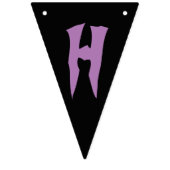 クールスカルスタイリッシュハローウィンパーティ旗 バンティングフラッグ (第2の旗)