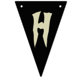 クールスカルスタイリッシュハローウィンパーティ旗 バンティングフラッグ (第2の旗)