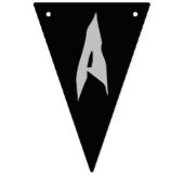 クールスカルスタイリッシュハローウィンパーティ旗 バンティングフラッグ (第3の旗)